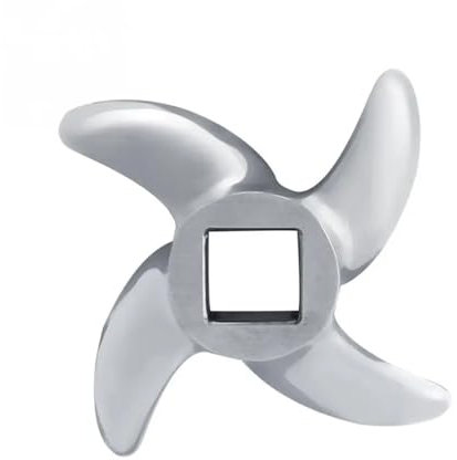 Genérico 1 Paquete de Cuchillas for picadora de Carne de Acero Inoxidable, Accesorios de Repuesto for Cuchillas for picadora de Carne, 4 Cuchillas, repuestos for Cuchillas for picadora de Carne(22)