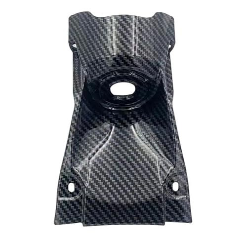 Protection pour Réservoir Couvercle De Clé De Verrouillage Porte D'allumage Carénage Plastique ABS Moto pour Kawasaki pour Z900 2017-2022(Look de Carbone)