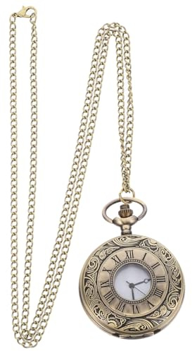 Garneck Taschenuhr Mit Kette Mechanische Taschenuhr Für Herren Und Damen Vintage Dekorative Uhr Für Alltag Feier Und Als Geschenk