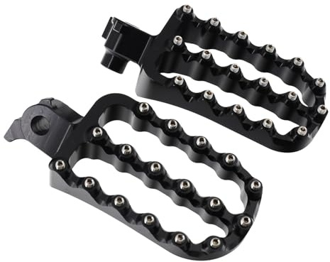 Cale Pied Moto pour Yamaha TENERE 700 T7 T 7 XTZ 700 2023 2021 2022 2024, Moto Repose Pieds à Pédale Pied, Avant Arriere Reposepieds,Black