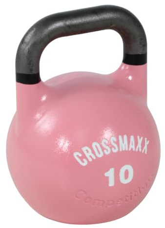 Lifemaxx Crossmaxx Wettkampf-Kettlebells - Pink - 10 kg