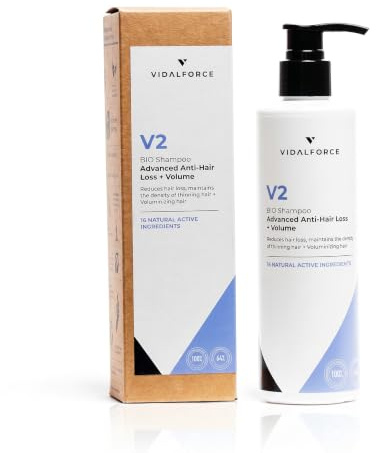 Shampoing Bio V2 I Chute Avancée I + Volume Immédiat Aux Protéines Végétales Hydrolysées