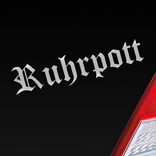 Hellweg Druckerei Auto Aufkleber Ruhrpott Ruhr Pott NRW Dortmund Bochum Sticker Heckscheibenaufkleber
