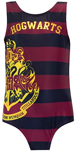Harry Potter Mädchen Hogwarts Badeanzug Mehrfarbig 140