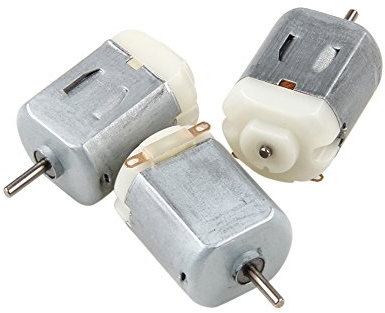 Buwei 3 pièces DC 3 V-6 V 130 moteur à courant continu miniature pour jouet électrique voiture Robot bricolage pièces
