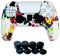 Rutschfeste Silikon-Schutzhülle für PS5-Spielekonsole, PS5-Controller, staub- und schweißfest, Griff, Silikonhülle, hohe Passform mit Gamepad. (Farbe A)