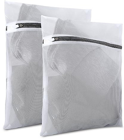 WLLHYF Bolsas de Lavado de Malla Funcionales con Cremalleras Bolsa de Lavado Duradera para Lavadora a Máquina Brasier Más Grueso Saco de Lavado para Limpiar Hombres y Mujeres Blusas Medias Ropa