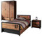 möbelando Jugendzimmer-Set >Alex< in Kiefer gebürstet - 209x75x96,5 (BxHxT)