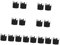 IMIKEYA 160 STK Halloween Lampenschirme aus Papier Hohlschatten-Kerzenabdeckung Kerzen aus Seidenpapier Halloween Horror Halloween grusel Cupcake-Förmchen Halloween-Ornamente LED