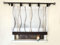 Devola Raffrollo mit Schlaufen Gardine mit Wellendruck Raffgardine Voile Transparent Schlaufenrollos für Fenster Küchenvorhang Modern Fenstervorhänge Wohnzimmer HxB 140x100cm Kaffee 1 Stück