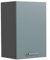 Vicco Hängeschrank R-Line, hängender Küchenschrank, Blau-Grau/Anthrazit, 40 cm