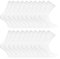 Basic Treasure 20 Paar Tennissocken Herren & Damen 39-42 Weiß, Sportsocken Baumwolle, Atmungsaktive Tennis Crew Socken