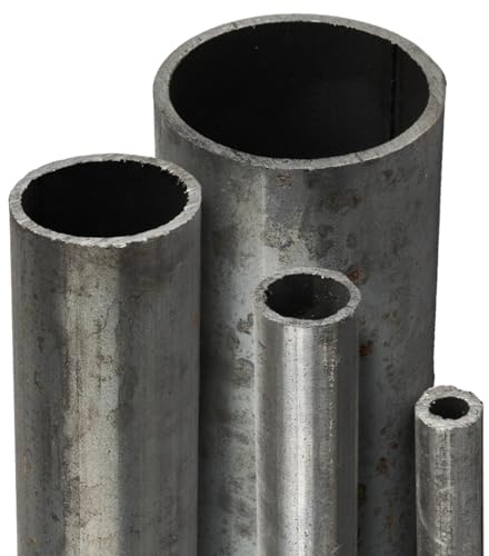 TJ Stahlrohr S235 JR Stahl I Ø20 x 2 mm Länge 2000 mm I ST37 Standard Rundrohr I unbehandeltes Stahl-Rundrohr I Konstruktionsrohr für Bauwesen, Maschinenbau, Landwirtschaft, Architektur uvm