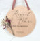 Placa de Madera ‘Sois los Siguientes’ - Recuerdo Personalizado para Bodas con Flores Preservadas”