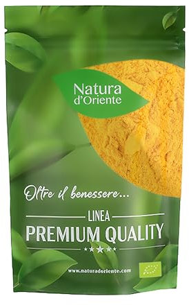 NATURA D'ORIENTE | Curcuma in polvere Biologica | Alta Qualità BIO 1000g