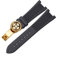 MOHDHAF-Für PP Patek Philippe Silikon-Uhrenarmband 5711 5712g Nautilus Uhrenarmband spezielle Schnittstelle 25 mm x 13 mm Armband (Farbe: Schwarz-Gold-B, Größe: 25-13 mm)（Schwarzgold-b，25-13mm）