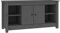 Meuble TV en bois massif de pin gris 103 x 36,5 x 52 cm, wenjingqi-814576