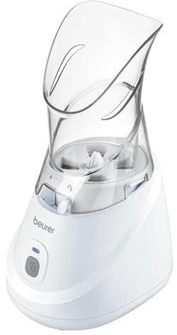 Beurer SI31 Steam Inhaler for Drug-Free Cough & Cold Sinus Relief, Naturally Soothes Nasal & Throat Passages, with Universal Mask & Variable Steam Control, FSA/HSA Eligible