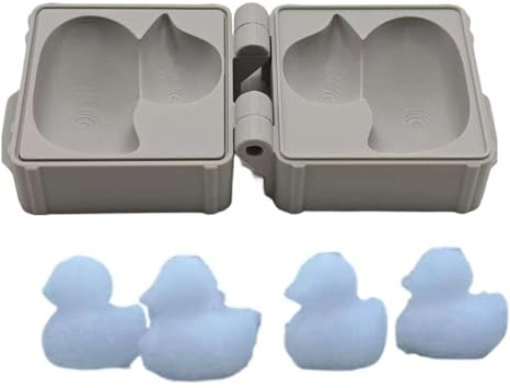 Schneeformen, niedliche Enten-Schneeform, Schneeball-Maker-Clips, einfaches Einpressen für Winterspaß, Entenformer, Sand-Ton-Form-Werkzeuge für Kinder und Erwachsene