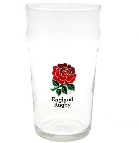 England RFU Pint Glass - Clear