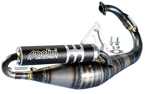 Pot d'échappement POLINI Evolution 2 pour MBK Booster Rocket 50 cc, Spirit, Track, Cascade, Naked, YAMAHA BWs, NG