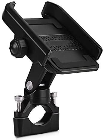Support de Téléphone de Moto, Keenso Support de Berceau deTéléphones pour Guidon Support de Bâti de Bicyclette Réglable pour le Téléphone Portable de 4-6 Pouces Universel