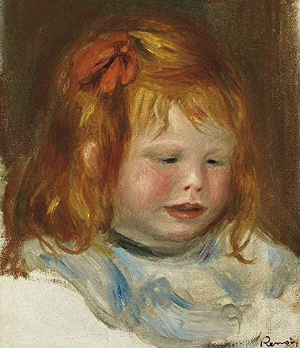 FAN C. Pierre-Auguste Renoir - Portrait De Jean Renoir Tableau Reproduction sur Toile Roulée 50X60 cm - Portrait Peintures Impressions pour Mur