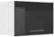 Vicco Hängeschrank Fame-Line, hängender Küchenschrank, Anthrazit Hochglanz/Weiß, 60 cm Flach