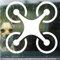 myrockshirt Drohne Symbol Zeichen ca 18cm Aufkleber Sticker Autoaufkleber Profi-Qualität Sticker UV-fest