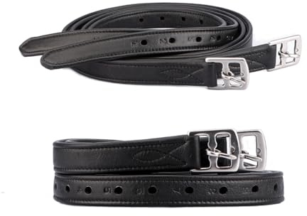 SIE Steigbügel-Leder, superweich, 114 cm, Dunkelbraun