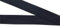 9 m Baumwollschrägband schwarz 20 mm vorgefalzt