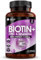 Biotin Hochdosiert für Haarwachstum, 12.000 mcg Tabletten mit D Biotin Zink Selen – Vegan für Haut Haare Nägel – Hochwirksame Haar Vitamine, 3-Monats-Vorrat - New Leaf