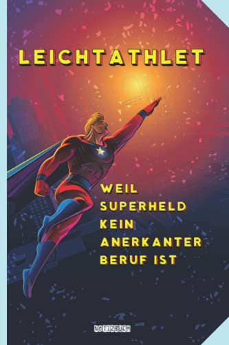 Geschenk für den besten Leichtathlet: Notizbuch als Geschenk für den besten Leichtathlet - A5 / liniert 120 Seiten - Tagebuch | Terminplaner - ... für Mann zum Abschied als Abschiedsgeschenk