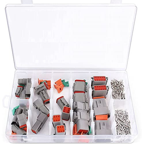 Yessetry Lot de 8 prises électriques 2 3 4 6 8 12 broches pour Deutsch DT