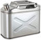 5L / 10L / 15L / 20L Carburante Benzina Benzina Diesel Lattine di Gas Serbatoio Serbatoio di Backup, Tanica in Acciaio Inossidabile 201 per Motociclette Automobili Tosaerba Canottaggio Campeggio,10L