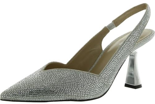 MICHAEL KORS 40H3ALMS1D-040 Chelsea Sling Donna, Silver EU 37