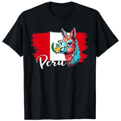 Peru Flagge, Peruanisches T-Shirt, Peru Shirt für Damen und Herren T-Shirt