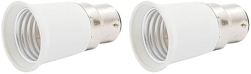 rieder 2X B22 Vers E27 Adaptateur de la Douille de L'Ampoule de Lampe