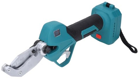 Tagliatubi Elettrico a Batteria con Nucleo in Rame Senza Spazzole, Batteria Al Litio, Impugnatura Comoda, Display a LED, Cordino Portatile per Tubi in HDPE, Polipropilene, (Spina