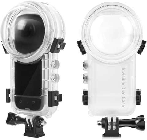 50 m Boîtier étanche pour appareil photo Insta360 X4, coque de protection sous-marine pour caméra de sport Insta 360 X4