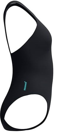 Speedo Damen Racer Badeanzug mit Reißverschluss und integriertem Schwimm-BH | Fitnessschwimmen | Weiches Hautgefühl | Premium-Schwimmbekleidung Schwimmbekleidung, Anthracite, 38