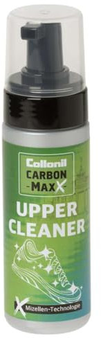 Collonil Carbon MaxX Upper Cleaner - Upper Cleaning mit Mizellen-Technologie - Schuhreiniger für alle Materialien - Sneaker Cleaner für einfache & schonende Reinigung - Made in Germany - 150 ml