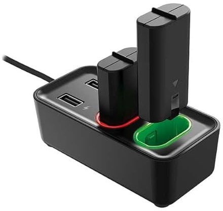 Subsonic – Chargeur, pack de 2 batteries pour manette Xbox serie X/Xbox Serie S/Xbox One livré avec un cable usb pour console Xbox Seire X/S