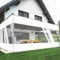 SSFMSF Tarpaulin Transparent with Eyelets Outdoor Pergola Cold Protection Waterproof Terrace Windshield PVC 0,5mm Tent Tarpaulin for Gazebo Garden Balcony. (H:2m*W:3.5m | 500g/m²) White+Clear