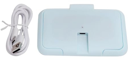 JOINPAYA wärmer wischen wipes warmer Feuchttuchwärmer nasser Gewebewärmer Wischwärmer und Spender feuchttücher Nasswischheizung Wischwärmer für Fahrzeuge Plastik Blue