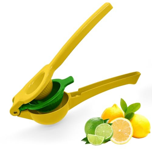 Dazkzooy Spremiagrumi Manuale - Spremiagrumi Manuale Anti-Corrosivo con Diametro per Limone, Robusto Spremiagrumi per Bar, Cucina, Ristorante, Durevole - Ideale per Arance, Limoni, Frutta