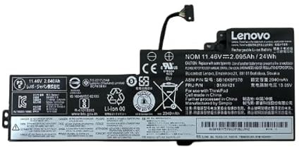 Batteria Lenovo T470-A475-T480-25-A485 per Notebook Laptop 24wh 2040mAh 12V (Ricondizionato)