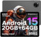 DOOGEE Tab A9+ Tablet 11 Pollici Android 15, 20GB RAM+64GB ROM/2TB TF, Tablet PC Con WiFi 5G, 8580mAh Batteria, T7200 Octa-core, Widevine L1, 13MP+5MP, 1280 * 800 HD, Bluetooth 5.0, OTG, GPS - Grigio