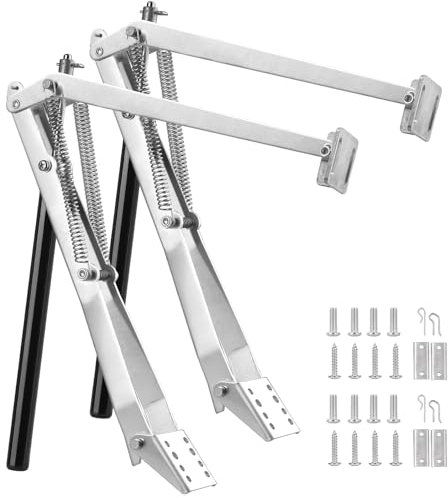 Automatischer Fensteröffner für Gewächshaus, Fensterheber Gewächshaus Doppelfeder, Hubkraft 15 kg, Automatisches Öffnen und Schließen durch Temperatursteuerung, Geeignet für die Gewächshäuser (2PCS)