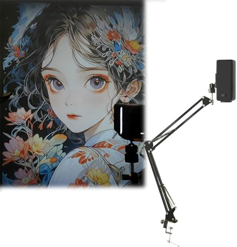 McbeAn DIY Sketch Painting Table Desk Tools, Drawing Projector, Supports Importing Materials From Mobile Photo Albums, Manual Focus, Horizontal and Vertical Adjustment Of The Screen
